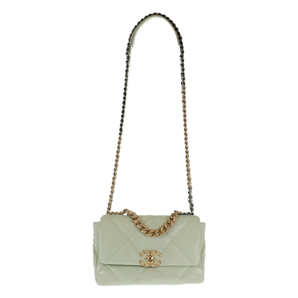Chanel Green Mint Shoulder 2way 19 Chain